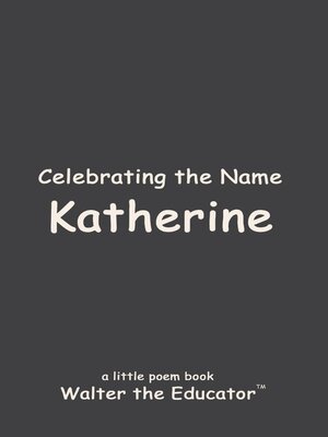 cover image of Celebrating the Name Katherine